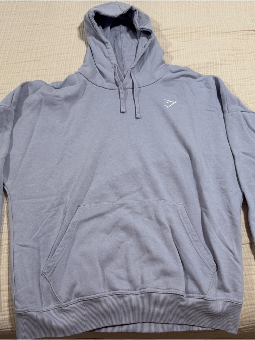 Gymshark Light Blue Pullover Hoodie